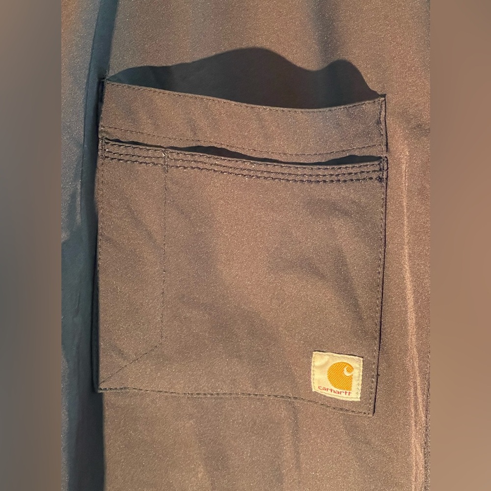 Carhartt Men’s Black Scrub Shirt - Picture 6 of 14